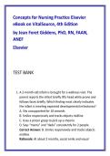 Concepts for Nursing Practice 4th Ed Test Bank &lpar;Giddens&rpar; &mdash; 1&comma;260 NGN-Style Questions for NCLEX Readiness