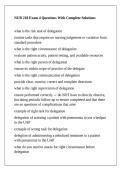 NUR 218 Exam 4 Questions With Complete Solutions