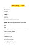 USMLE Step 1 Micro &ndash; Complete Exam Study Guide 2026&sol;2027 with Verified Answers &vert; Newest Version&period; A&plus;