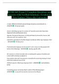 NURS 661 Exam 2 Complete Questions and Answers with Verified Solutions &vert; Graded A&plus; &vert; New Update &lbrace;Maryville University&rcub;