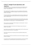 CPACC Sample Exam Questions and Answers&period;