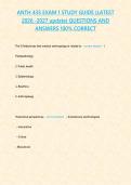 ANTH 435 EXAM 1 STUDY GUIDE -LATEST 2026 -2027 update- QUESTIONS AND ANSWERS 100 CORRECT