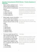 Saunders Comprehensive NCLEX Review - Practice Questions & Rationales
