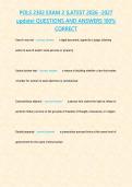 POLS 2302 EXAM 2 -LATEST 2026 -2027 update- QUESTIONS AND ANSWERS 100- CORRECT