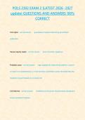 POLS 2302 EXAM 2 -LATEST 2026 -2027 update- QUESTIONS AND ANSWERS 100- CORRECT