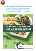 Nutritional Foundations and Clinical Applications&colon; A Nursing Approach &lpar;8th Edition&rpar; &ndash; Michele Grodner &ndash; Chapters 1&ndash;20 &ndash; Complete Test Bank