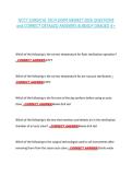 NCCT SURGICAL TECH EXAM NEWEST 2026 QUESTIONS  and CORRECT DETAILED ANSWERS ALREADY GRADED A&plus;