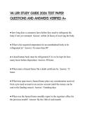VA LRR STUDY GUIDE 2026 TEST PAPER QUESTIONS AND ANSWERS VERIFIED A&plus;