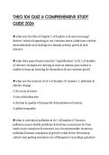 THEO 104 QUIZ 6 COMPREHENSIVE STUDY GUIDE 2026