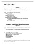 Samenvatting van WFT Basis&comma; samenvatting van de hele online leermodule&excl;