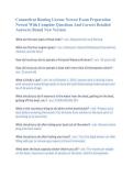 Connecticut Boating License Newest Exam Preparation Newest With Complete Questions And Correct Detailed Answers&vert; Brand New Version