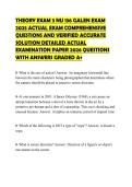 THEORY EXAM 3 NU 136 GALEN EXAM 2025 ACTUAL EXAM COMPREHENSIVE QUESTIONS AND VERIFIED ACCURATE SOLUTION DETAILED ACTUAL EXAMINATION PAPER 2026 QUESTIONS WITH ANSWERS GRADED A&plus;