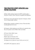 TIMS PRACTICE SCRIPT UPDATED 2026 TESTED SOLUTIONS
