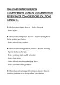 TINA JONES SHADOW HEALTH COMPREHENSIVE CLINICAL DOCUMENTATION REVIEW PAPER 2026 QUESTIONS SOLUTIONS GRADED A&plus;