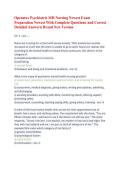 Openstax Psychiatric MH Nursing Newest Exam Preparation Newest With Complete Questions And Correct Detailed Answers&vert; Brand New Version