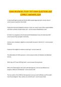 EXAM REVIEW &num;1 STUDY TEST EXAM QUESTIONS AND CORRECT AMSWERS 2026