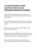 TN ALARM MONITORING SYSTEMS QUALIFYING AGENT EXAM 2026 PROFESSIONAL PREPARATION WORKBOOK