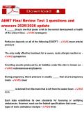 AEMT Final Review Test 3 questions and  answers 2025&sol;2026 update