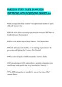 PMKEE E4 STUDY GUIDE EXAM 2026 QUESTIONS WITH SOLUTIONS GRADED A&plus;