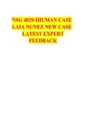 NSG 4029 iHuman Case Laia Nunez &ndash; Nursing Clinical Course &ndash; 2026 &ndash; Complete Case Analysis and Expert Feedback