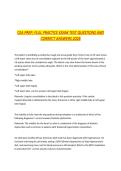 CEA PREP&colon; FULL PRACTICE EXAM TEST QUESTIONS AND CORRECT ANSWERS 2026