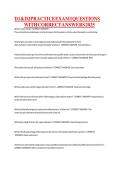 D1 & D2 PRACTICE EXAM 1 QUESTIONS WITH CORRECT ANSWERS 2025&period;