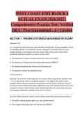 WEST COAST EMT BLOCK 4 ACTUAL EXAM 2026&sol;2027 &vert; Comprehensive Practice Test &vert; Verified Q&A &vert; Pass Guaranteed - A&plus; Graded