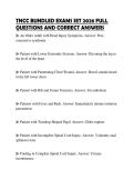 TNCC BUNDLED EXAMS SET 2026 FULL QUESTIONS AND CORRECT ANSWERS