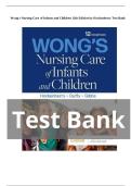 Wong&rsquo;s Nursing Care of Infants & Children 12th Edition Study Guide &ndash; Hockenberry