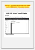 WGU D197 - Git Version Control Process and Template Overview &vert; 2026 Update with complete solutions&period;