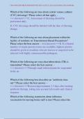 CDC Infection Preventionist Post Test &lpar;Actual 2025&rpar; &vert; Updated Questions & Verified Answers