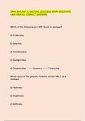 TAMU Biology 112 Exam &lpar;Actual 2025&sol;2026&rpar; &vert; Verified Questions & Correct Answers
