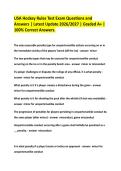 USA Hockey Rules Test Exam Questions and Answers &vert; Latest Update 2026&sol;2027 &vert; Graded A&plus; &vert; 100&percnt; Correct Answers&period;