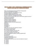 NURS 3511 WEEK 12 PART 1 NEUROLOGICAL DISORDERS EXAM WITH COMPLETE SOLUTIONS 100&percnt; VERIFIED 2026 UPDATE&excl;&excl;