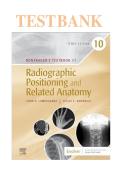 Test Bank&colon; Bontrager's Textbook of Radiographic Positioning and Related Anatomy&comma; 10th Edition by John - Chapters 1-20&comma; 9780323749565 &vert; Rationals Included