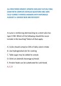 ALL PROCTORED NEWEST UPDATED 2026-2027 ACTUAL FINAL EXAM WITH COMPLETE DETAILED QUESTIONS AND 100&percnt; FULLY CORRECT VERIFIED ANSWERS WITH RATIONALES ALREADY A&plus; GRADED NEW AND REVISED&excl;&excl;&excl;