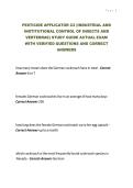 PESTICIDE APPLICATOR C2 &lpar;INDUSTRIAL AND INSTITUTIONAL CONTROL OF INSECTS AND VERTEBRAE&rpar; STUDY GUIDE ACTUAL EXAM WITH VERIFIED QUESTIONS AND CORRECT ANSWERS 