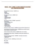 PNH301 - TEST 1 &lpar;WEEK 1-3&rpar; WITH COMPLETE SOLUTIONS 100&percnt; VERIFIED SOLUTIONS&excl;&excl;