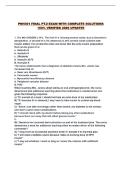 PNH301 FINAL PT&period;2 EXAM WITH COMPLETE SOLUTIONS 100&percnt; VERIFIED 2026 UPDATE&excl;&excl;