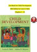 Test Bank For Child Development  10th Edition by Laura E&period; Berk  Chapters 1 - 15