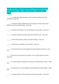 The Gynecologic Examination & Prenatal Care Ch 23 Questions with Latest Answers Update 100&percnt; Pass
