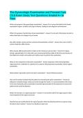 The Gynecologic Examination and Prenatal Care Ch&period;8 Exam Study Test Questions Graded A&plus; to Pass