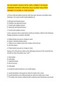 NU 650 HEENT EXAMS WITH 100&percnt; CORRECT DETAILED ANSWERS NEWEST UPDATED 2025&sol;26 BEST SOLUTION GRADED TO SCORE A&plus; FOR SUCCESS