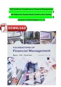 TEST BANK for Foundations of Financial Management&comma; 18th Edition by Stanley Block&comma; Geoffrey Hirt&comma; Bartley Danielsen &vert; Verified Chapters 1-21 Complete &vert; Latest Edition 2025