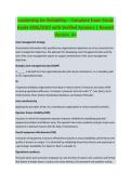 Leadership for Reliability &ndash; Complete Exam Study Guide 2026&sol;2027 with Verified Answers &vert; Newest Version&period; A&plus;