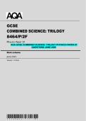 AQA GCSE Combined Science&colon; Trilogy Physics Paper 2F &ndash; June 2025 Exam Questions &lpar;Foundation Tier&rpar;