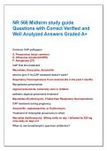 NR 566 Midterm study guide  Questions with Correct Verified and Well Analyzed Answers Graded A&plus;