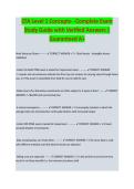 CFA Level 1 Concepts &ndash; Complete Exam Study Guide 2026&sol;2027 with Verified Answers &vert; Newest Version&period; A&plus;