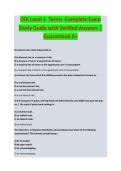 CFA Level 1 Terms &ndash; Complete Exam Study Guide 2026&sol;2027 with Verified Answers &vert; Newest Version&period; A&plus;