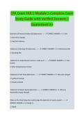 CPA Exam FAR 1 Module 1 &ndash; Complete Exam Study Guide 2026&sol;2027 with Verified Answers &vert; Newest Version&period; A&plus;